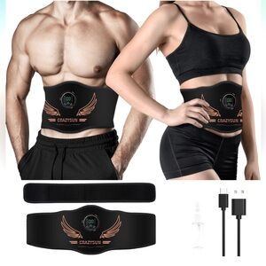 NWT Ab Adjustable Stimulator Belt, Tactical Abs Stimulator Muscle Toner Workout